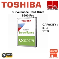 Toshiba Surveillance S300 PRO (8TB/10TB) BR 3.5' SATA 7,200 rpm