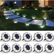 SOLPEX 10 Set Solar Floor Light Outdoor Waterproof Solar Street Light, Garden Walkway Lane Landscape