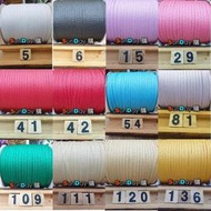 [SunDay購]3mm羅紋尼龍緞帶(200cm)禮品包裝 手作材料 娃衣輔料 下單二區