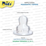 DODO Pentil Dot Nipple Orthodontic Gepeng ukuran S M L Nipple DODO Gepeng ecer ukuran S M L