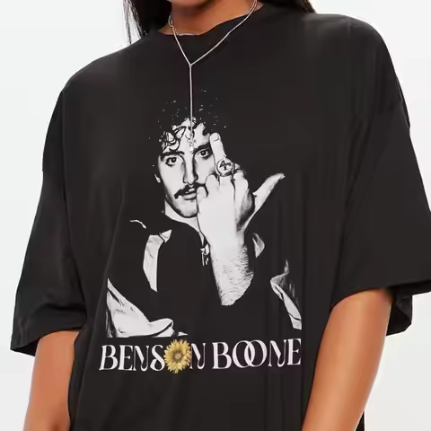 Benson Boone Vintage Concert Tour 2025 Fan Music T Shirt