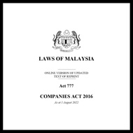 Companies Act 2016_Akta 777
