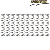 IPRASI6H 10Pcs Compression Spring, 0.6mm Wire Size 6mm OD Extended Compressed Springs, Practical Sil
