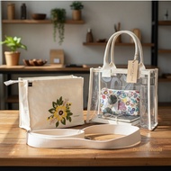 Canvas Sling Bag Transparent Canvas Sling Bag - Custom Embroidery