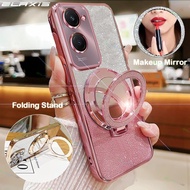 ELAXIS Luxury Plating Casing for VIVO Y18/VIVO Y18s/VIVO Y28s 5G Shockproof Phone Case Gradient Flas