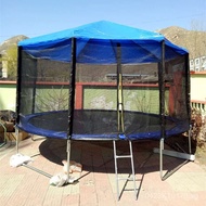 Outdoor Large Colorful Sunshade Bounce Trampoline Tent for Adults Round Canopy Children's Bounce Bed