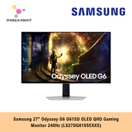 Samsung 27" Odyssey G6 G61SD OLED QHD Gaming Monitor 240Hz (LS27DG610SEXXS)