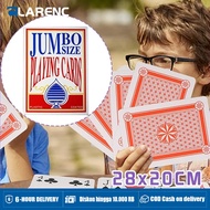 54 Sheets 28x20CM Jumbo Poker Cards Unique Playing Card/s Fun Wedding Idea Game/s Big Poker Card/s J