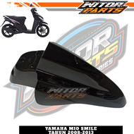 Batok Depan Belakang + Reflektor Lampu Depan Mio Smile Hitam / Batok Kepala 1set Yamaha Mio Smile Mio Sporty Mio New Warna Hitam Plus Reflektor Lampu Depan / Batok Kepala Depan Belakang Dan Lampu Depan Yamaha Mio Smile Mio Sporty New Hitam