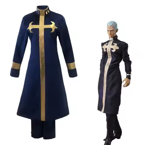 JoJo's Bizarre Adventure Enrico Pucci Outfit Costume in Line with The Original Anime Style Anime Cos