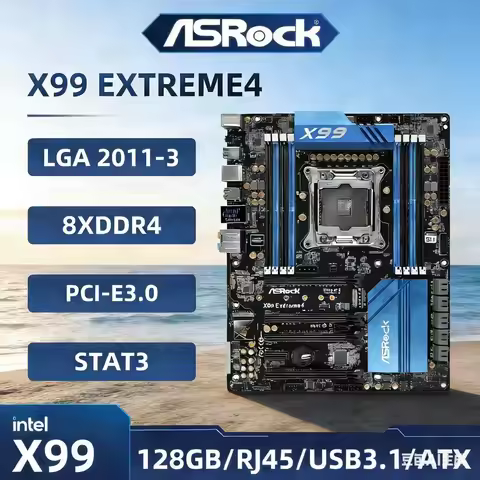 X99 Motherboard ASRock X99 EXTREME4 Motherboard LGA 2011-3 DDR4 256GB support 2695 2690 2629 2683 i7