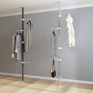 D-H Clothes Hanger Floor Clothes Hanger Indoor Ceiling Clothes Rack Balcony Home Cooling and Drying Punch-Free Artifact