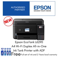 Epson L6290 Wi-Fi Duplex All-in-One Ink Tank Printer with ADF Replacement Model for L6190 6190 6290