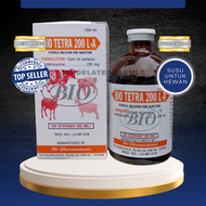 BIO TETRA 200 LA 100 ML - AB Untuk Hewan Ternak Sapi Kambing Domba Kuda Unggas