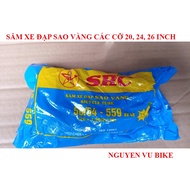 Golden Star sports bike inner tubes in sizes 20, 24, 26 inches