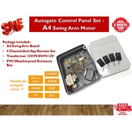 Autogate Control Panel Set - A4 Swing Arm Motor