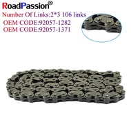 Motorcycle Engine Accessories Cam Timing Chain 106 Links For KAWASAKI ZR250 Balius ZXR250 ZXR250R ZX