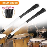 2Pcs Cajon Brush Telescoping Drum Brushes Nylon Sticks Percussion for Jazz Stick Drum Musical