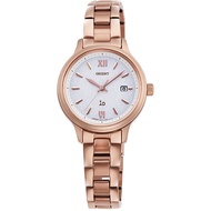 ORIENT Womens RN-WG0419S (iO Womens Metal NATURAL&PLAIN) Round Watch Analog Quartz *Light Charge Met