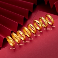 ring ring for woman Vietnam Sand Gold Plated 999 Simulation Gold Color Gypsophila Meteor Shower Ring