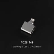 DD DDHIFI TC28i M2 L to USB-C OTG Adapter Converting Devices with USB-C Connectors to USBC Earphones