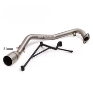 For Motorcycle Exhaust Pipe for Sym Jet X 125 / 150 / 200 Modified Front Exhaust Pipe