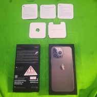 dus box iphone 13 pro graphite original 100% copotan ibox lengkap manual book