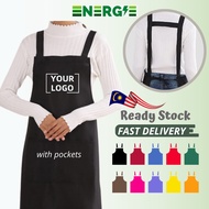 ENERGIE Apron Kitchen Apron Custom Name Apron Custom Logo Apron Cafe Apron Murah Apron Bundle Apron