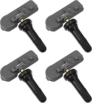 TPMS Sensors, 4Pcs Black, For 9L3Z1A189A Tire Pressure Sensors TPMS Sensor