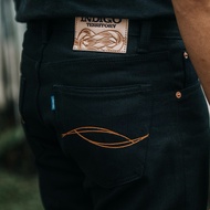 INDIGOTERRITORY - 13.5oz VANTAGE BLACK JEANS