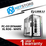 LIAN LI PC O11 DYNAMIC XL ROG Certified EATX Tower Gaming Chassis - WHITE - O11DXL-W