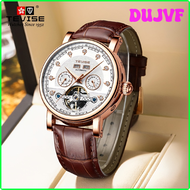 DUJVF TEVISE Noctilucent Hot Style Calendar Business Watch Machinery Men's Wristwatch Automatic Mech