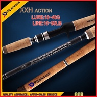 Pipeliness Fishing rod  spinning/casting lure fishing rod 7FT XXH action lure:10-40g line:10-30LB X-