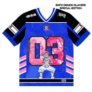 Akaza Oversize Jersey No. 03 Kimetsu No Yaiba Demon Slayer Anime Unisex T-Shirt