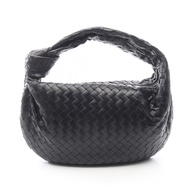 【二手】Bottega BOTTEGA VENETA Jodie 小號編織肩背包 600261VCPP01229 黑色皮革女肩背包