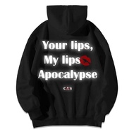 [REFLECTIVE VERSION] HOODIE YOUR LIPS MY LIPS APOCALYPSE VERSION