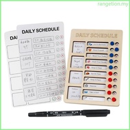 RAN Chores Chart for Kids Portable Daily Checklist Board Self-discipline Chores Chart Adults Schedul