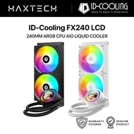 ID-Cooling FX240 LCD ARGB AIO Liquid Cooler [Black / White]