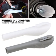 LOOKSHOW Petrol Fuel Filler Filling Funnel Tube 8U5A-17B068-EB White for Ford C-Max Focus MK III 201