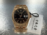 Rolex Datejust RG 1601 完美力架面．玫瑰金 靚殼·玫瑰金珠帶