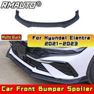 For Hyundai Front Bumper Lip Splitter Diffuser Spoiler Protector for Hyundai Elantra 2021-2023 Body 