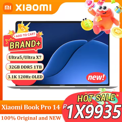 Xiaomi Book Pro 14 Ultra5-338H/UltraX7-358H 32GB+1TB 14.6inch 3.1K 120Hz OLED Touchscreen