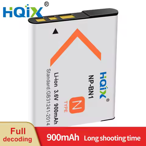 HQIX for Sony DSC-T110D W350 W390 W530 TX5 T99 W310 TX10 WX220 TX55 WX70 Camera NP-BN1 / NP-BN Batte