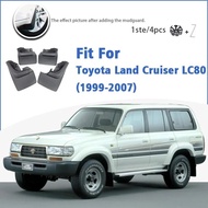 For Toyota Land Cruiser 80 LC80 FJ80 1999-2007 Mud Flap Guards Splash Mudguard Fender Mudflaps Car A