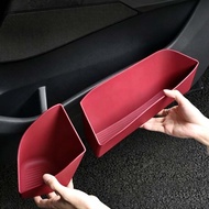 Car Front Door Side Storage Box For BMW X5 G05 2022-2025 TPE Door Slot Organizer Tray