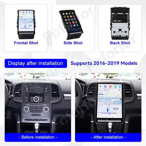 Upgrade Android 14 Qualcomm 14.5" HD Screen Carplay Car Radio For Renault Koleos/Mégane lV 2016-2019