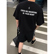【✅READY STOCK🇲🇾】330gsm 100% ICE Cotton Unisex Oversized T-shirt plus size Couple Tees baju lelak凉感纯棉