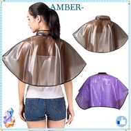 AMBER Shampoo Capes, Professional Waterproof Hair Dying Apron, PVC Unisex Hair Color Capes