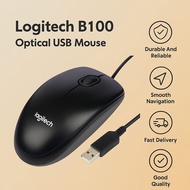 LOGITECH B100 WIRED OPTICAL USB MOUSE- - ORIGINAL - FOR PC/ LAPTOP - FAST DELIVARY