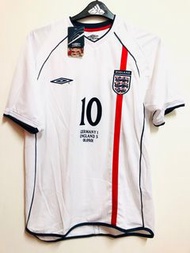 Umbro England football jersey 英格蘭足球 球衣 波衫